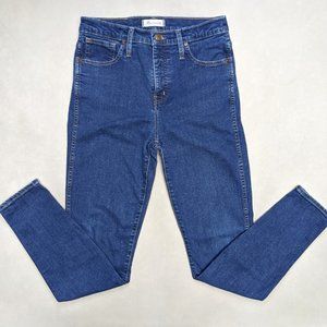 Madewell Med Wash 10" High-Rise Skinny Jeans 29T